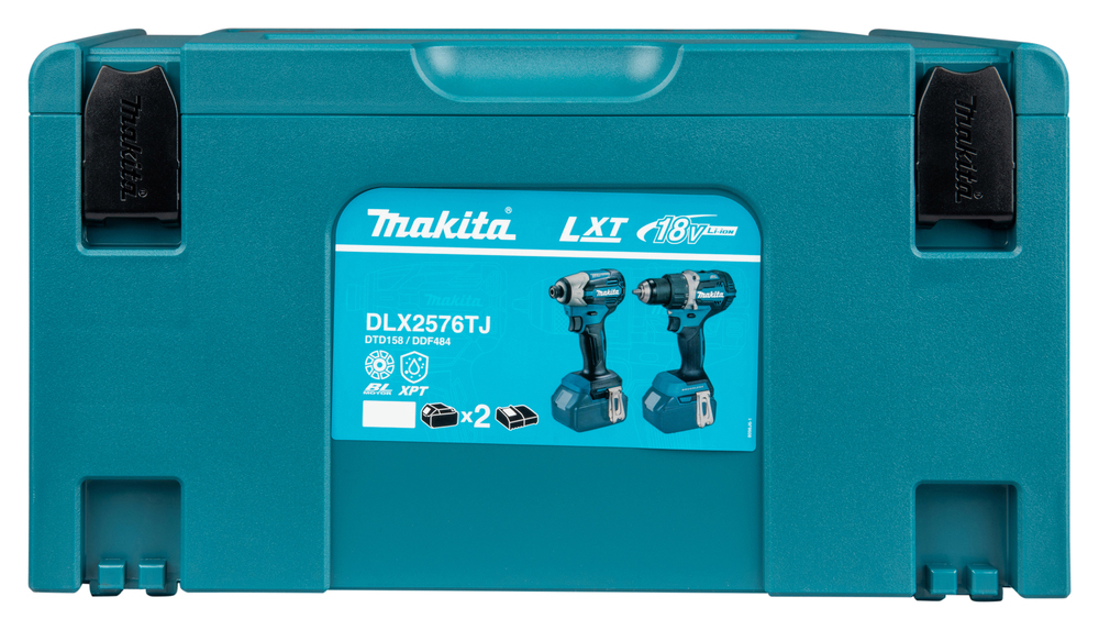 Akutööriistade komplekt LXT 2x5,0Ah, BL-M (DDF484+DTD158), makpack – Makita