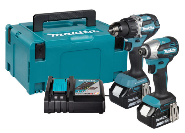 Akutööriistade komplekt LXT 2x5,0Ah, BL-M (DDF484+DTD158), makpack – Makita