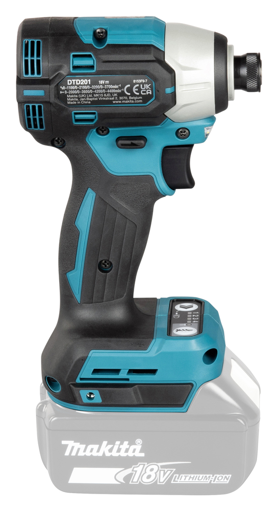 Akulöökkruvikeeraja, 18 V,Li-ion 210 Nm, LED, HARJADETA MOOTOR, Ilma akude ja laadijata! – Makita