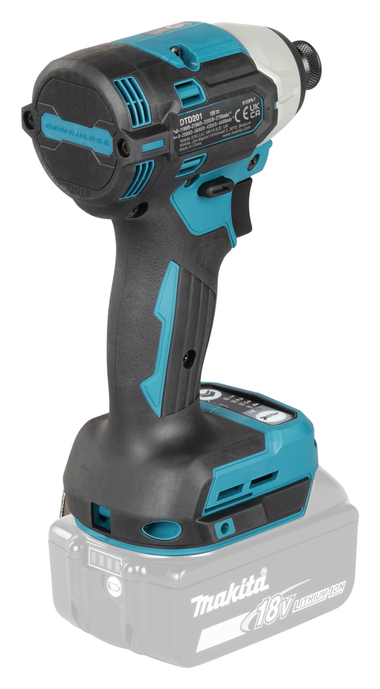 Akulöökkruvikeeraja, 18 V,Li-ion 210 Nm, LED, HARJADETA MOOTOR, Ilma akude ja laadijata! – Makita
