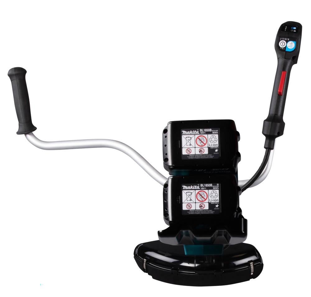 Akutoitel võsa- ning rohulõikur, 2X18V Li-ion, 430mm, 2X6,0Ah Li-ion DC18RD, BL-mootor, AFT, ADT – Makita