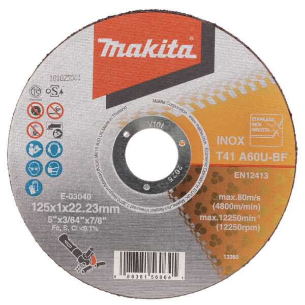 Lõikeketas 125x1 mm RST/ metall – Makita