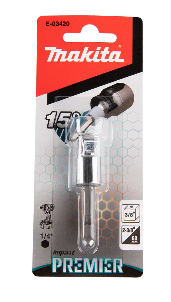 Kardaanadapter padrunile 3/8" sq-50mm, 1tk. Impact Premier – Makita