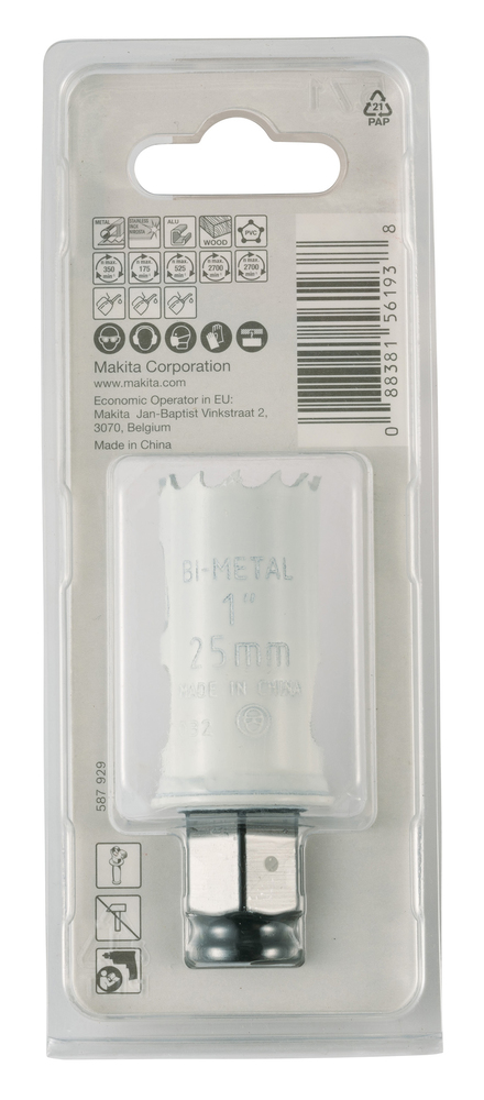EZYCHANGE bi-metall augusaag 25mm – Makita