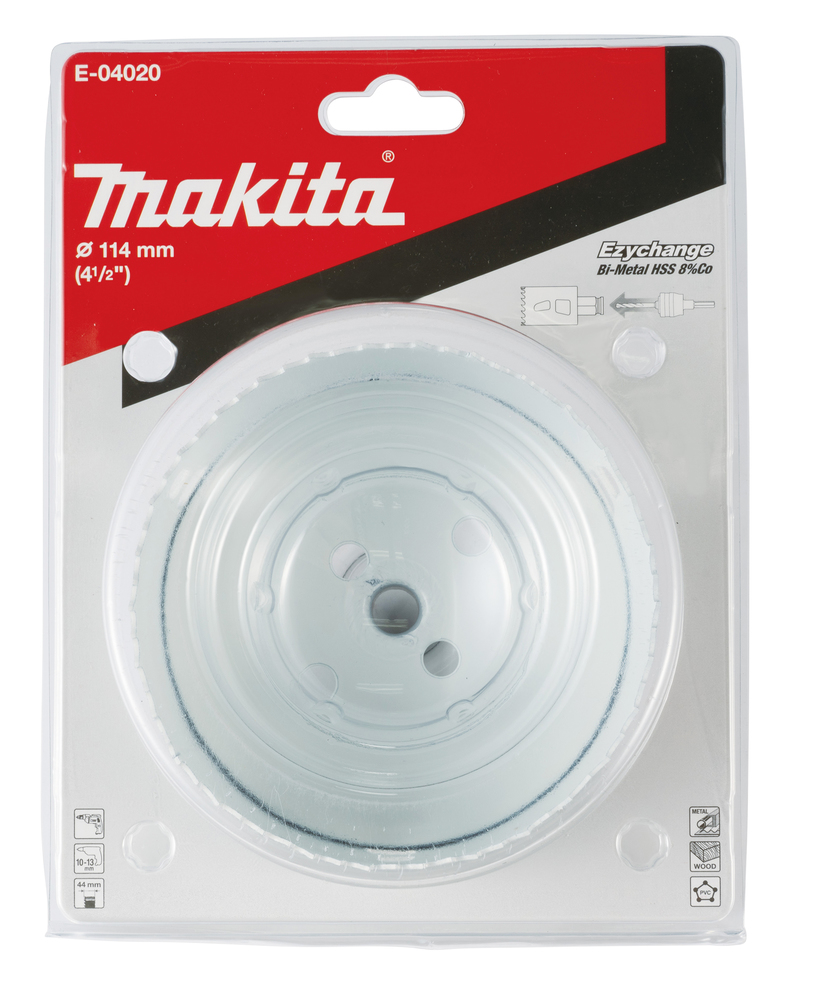 EZYCHANGE bi-metall augusaag 114mm – Makita