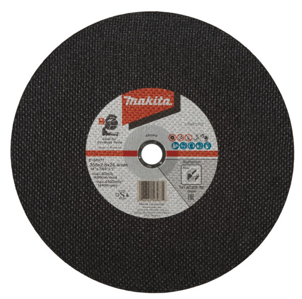Lõikeketas 14" 355X2,8X25,4mm, aluminium – Makita