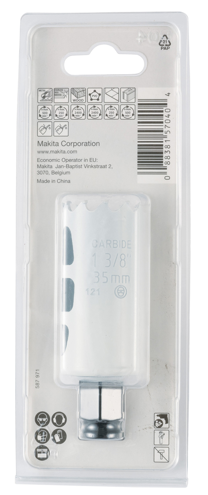 Ezychange mitmeotstarbeline TCT augusaag 35mm – Makita
