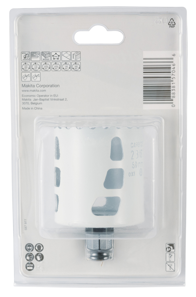 Ezychange mitmeotstarbeline TCT augusaag 60mm