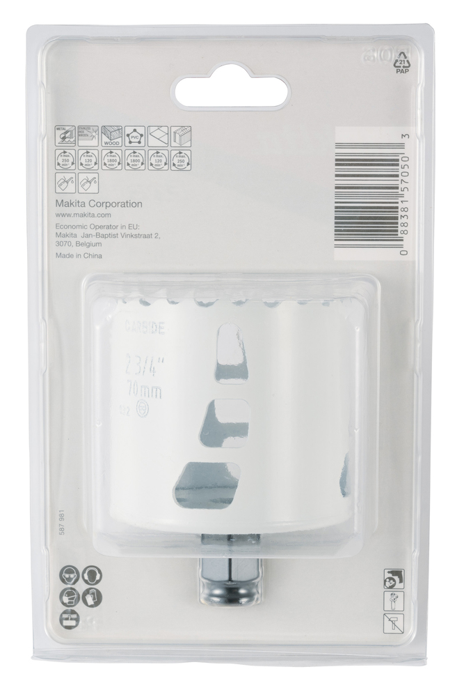 Ezychange mitmeotstarbeline TCT augusaag 70mm – Makita