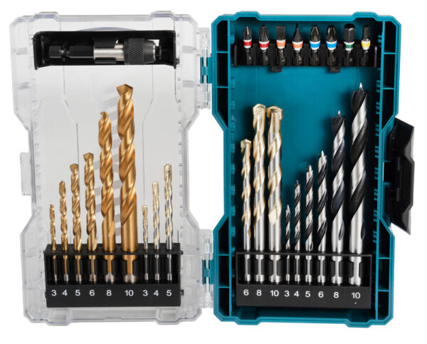 Puuri- ja otsakute komplekt 27 tk, – Makita