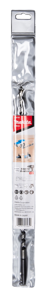 3D vedav puidupuur 8 x 400 mm – Makita