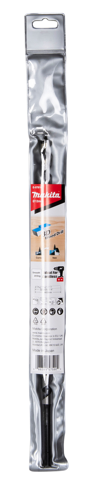 3D vedav puidupuur 12 x 400 mm – Makita