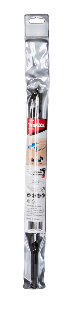 3D vedav puidupuur 16 x 400 mm – Makita