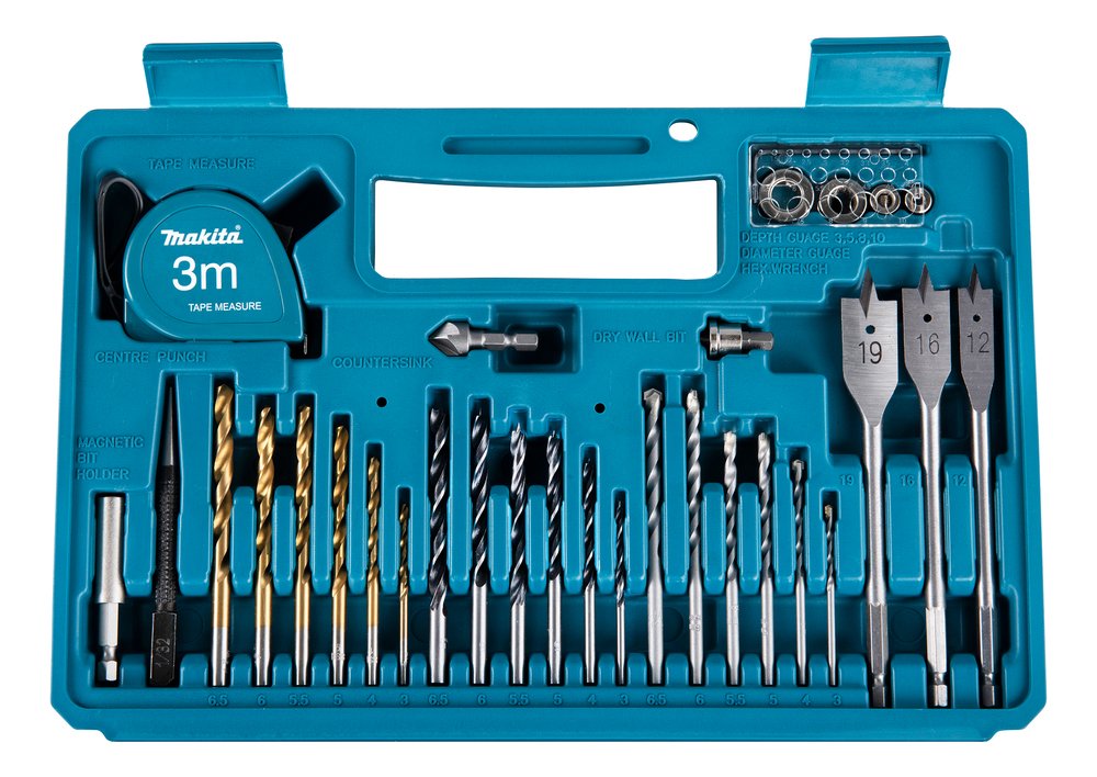 Puuride ja otsakute komplekt 102- osal. – Makita