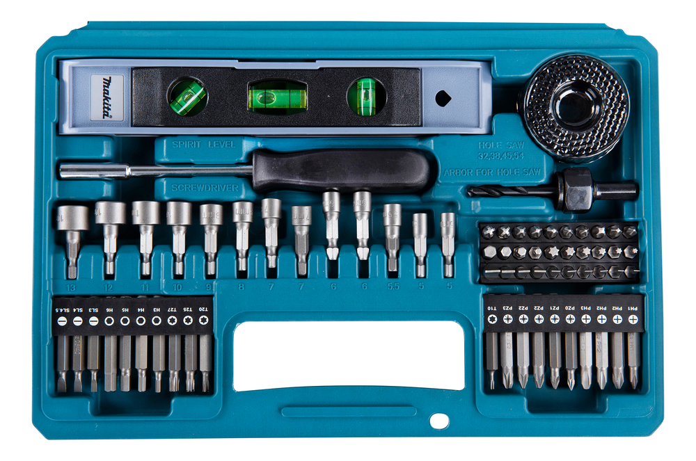 Puuride ja otsakute komplekt 102- osal. – Makita