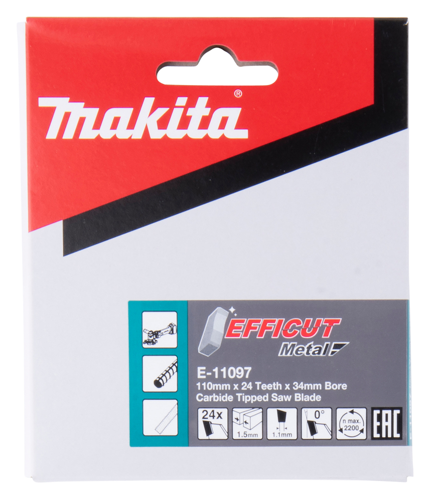 Saeketas 110x34mm, Z-24, DSC251 jaoks, EFFICUT metal – Makita