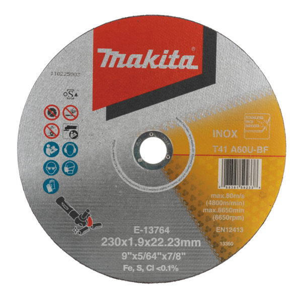 LÕIKEKETAS 230x1,9x22.23 mm Roostevaba teras/metall – Makita