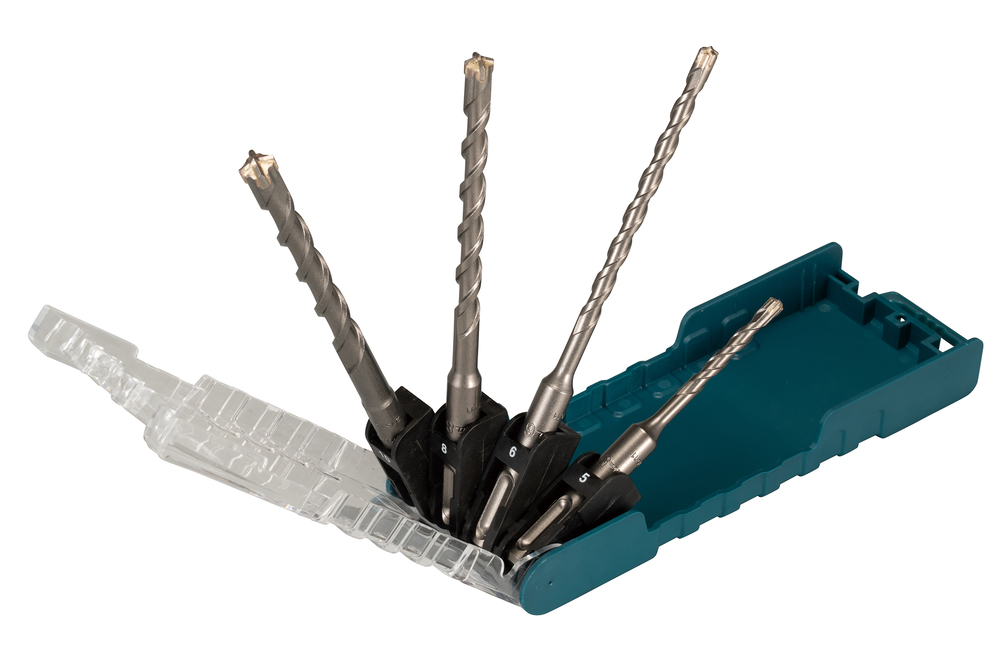 SDS-PLUS puurid 4 teraga, 4 tk. komplekt ( 5x110, 6x160, 8x160, 10x160) – Makita