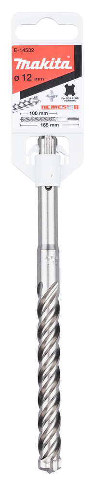 SDS-PLUS puur 12x100/165mm NEMESIS 2 – Makita