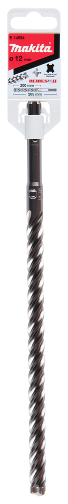 SDS-PLUS puur 12x200/265mm NEMESIS 2 – Makita