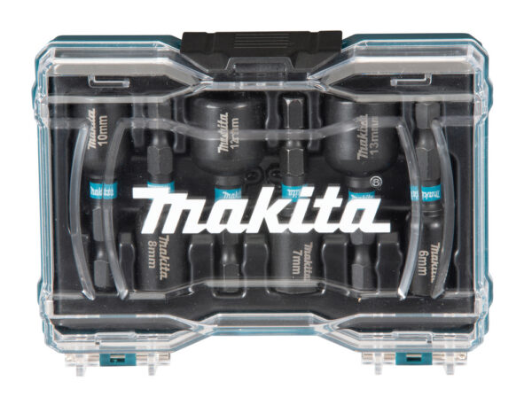 IMPACT BLACK padruni komplekt 6 tk. 1/4"(6, 7, 8, 9, 10, 12 ja 13 mm) – Makita