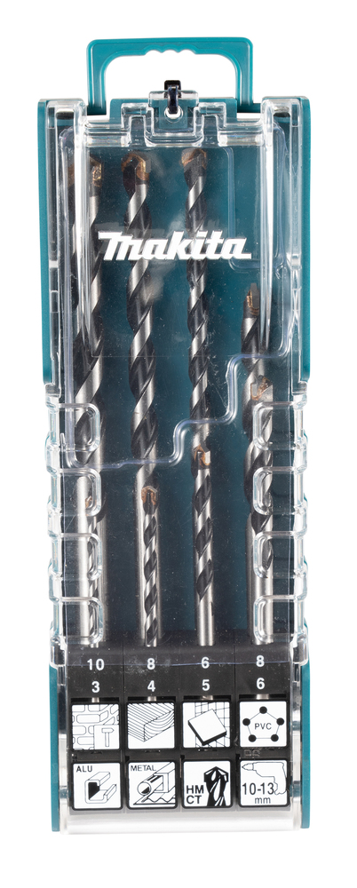 TCT Universaal puuri komplekt 8 tk. (3x70, 4x75, 5x85, 6x100, 6x150, 8x120, 8x150, 10x150) – Makita