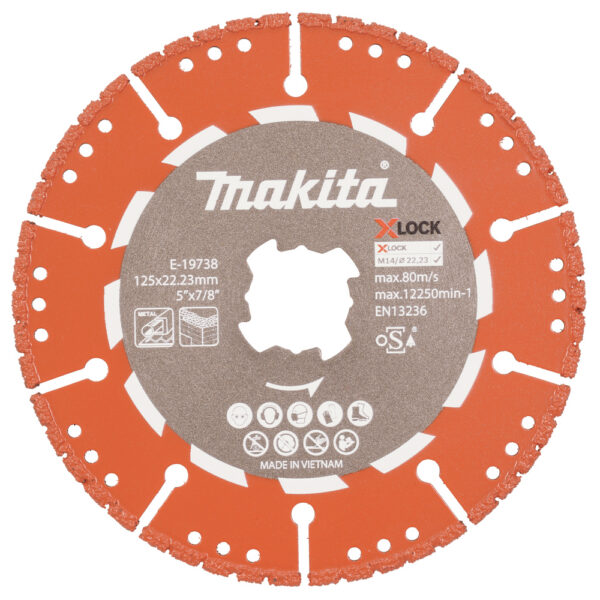 Teemantketas 125MM, RESCUE, X-LOCK kinnitusega – Makita