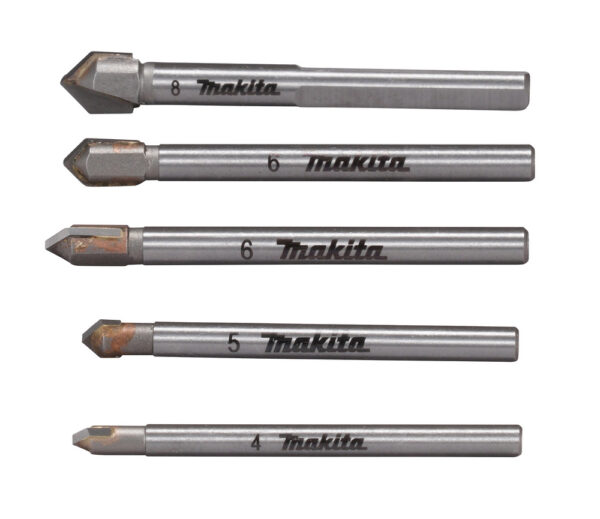 Plaadi ja klaasipuuride komplekt 4X51mm, 5X51mm, 6X58mm (2X), 8X58mm – Makita