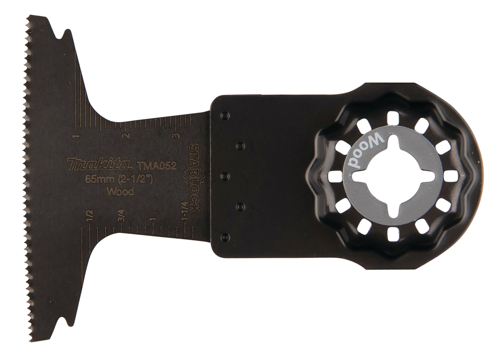 Multitool ristilõikamise saetera 65mm TMA052; HCS, starlock, puidule , 25tk – Makita