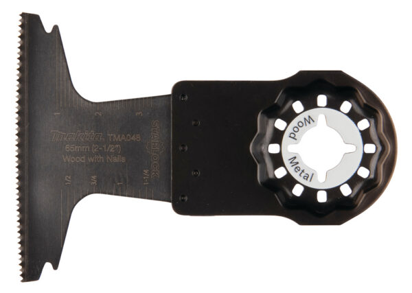 Multitool ristilõikamise saetera 65mm TMA048; BIM, starlock, puidule ja metallile, 25tk – Makita