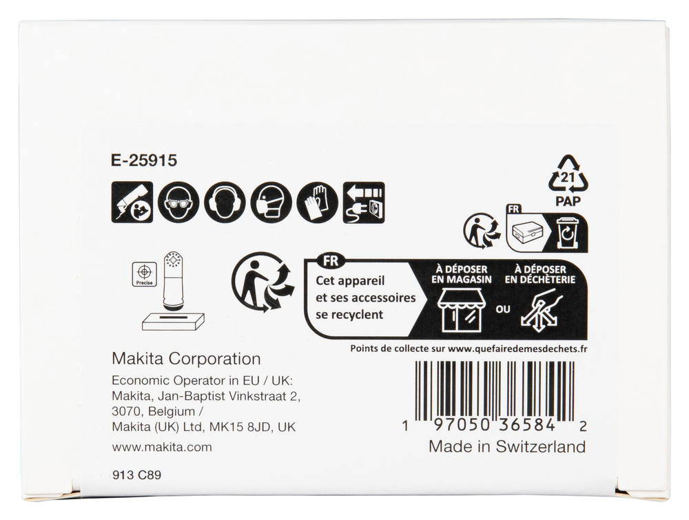 Multitool ristilõikamise saetera 65mm TMA055; BIM, starlock, puidule , 25tk – Makita