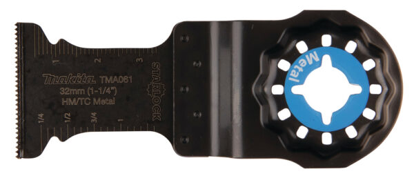 Multitool ristilõikamise saetera 32mm TMA061; HM, starlock, metallile, 25tk – Makita