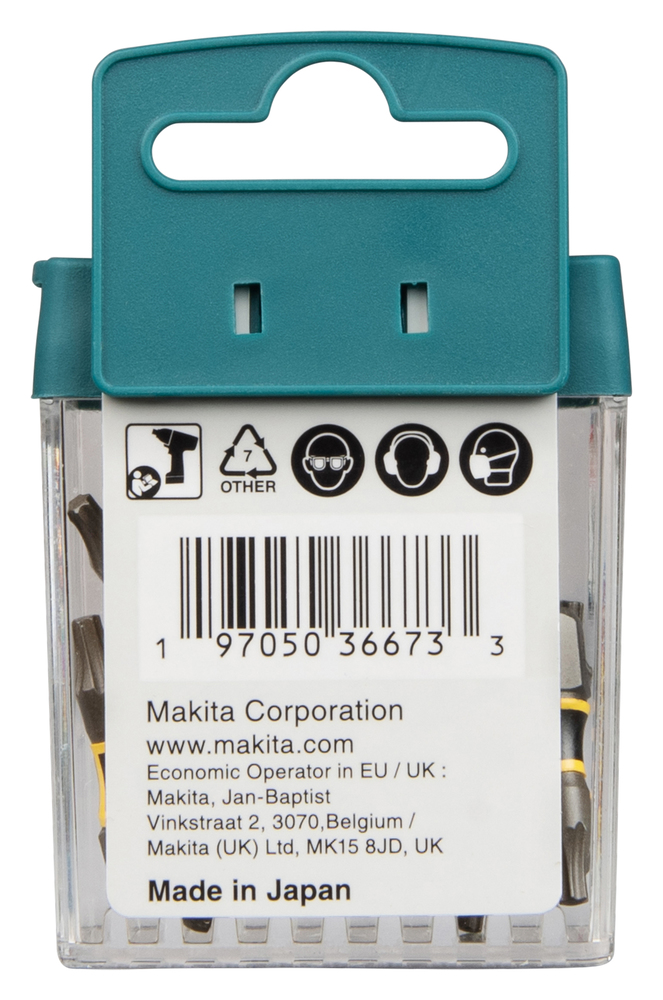 Torsion otsakud C-tüüp Impact PREMIER T10x25mm 15tk. – Makita