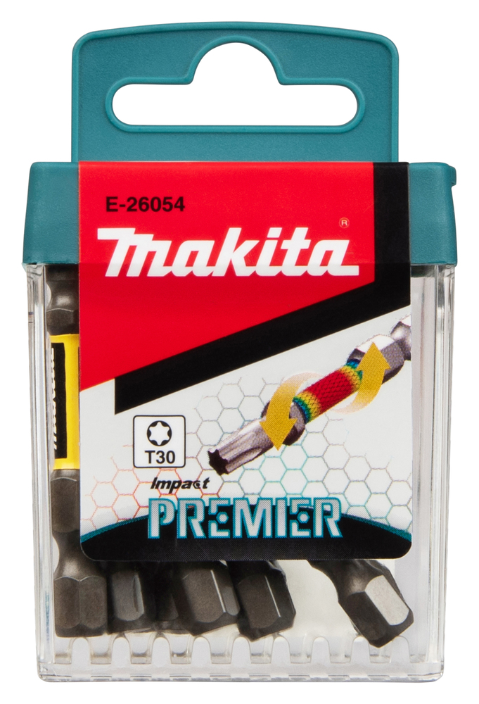 Torsion otsakud E-tüüp Impact PREMIER T30x50mm 10tk. – Makita