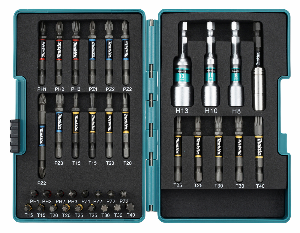 Impact PREMIER Torison otsakute komplekt, 38-osaline – Makita