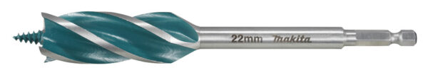 Puidupuur 4 lõikeservaga, 22x165mm, 1/4” HEX varrega – Makita