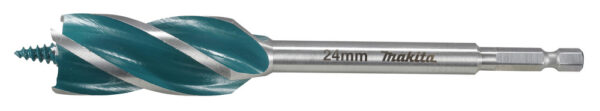 Puidupuur 4 lõikeservaga, 24x165mm, 1/4” HEX varrega – Makita