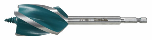Puidupuur 4 lõikeservaga, 38x165mm, 1/4” HEX varrega – Makita