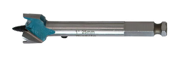Isepuuriv puidupuur 2 lõikeservaga, 25mm, 7/16” HEX varrega – Makita