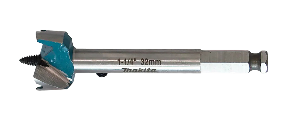 Isepuuriv puidupuur 2 lõikeservaga, 32 mm, 7/16” HEX varrega – Makita