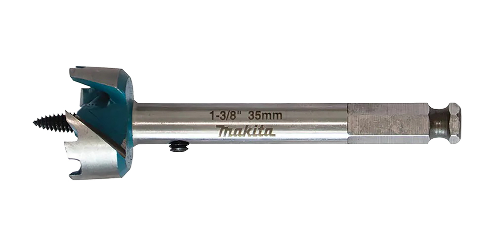 Isepuuriv puidupuur 2 lõikeservaga, 35 mm, 7/16” HEX varrega – Makita