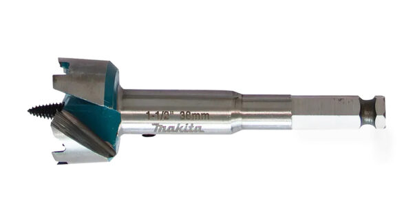 Isepuuriv puidupuur 2 lõikeservaga, 38 mm, 7/16” HEX varrega – Makita