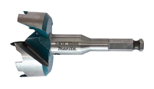 Isepuuriv puidupuur 2 lõikeservaga, 65 mm, 7/16” HEX varrega – Makita