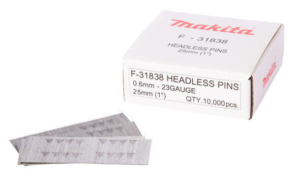 Pin naelad 0,6x25mm, 23ga, teras ,10.000 tk. – Makita