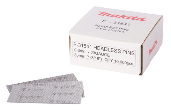 Pin naelad 0,6x30mm, 23ga, teras, 10.000 tk. – Makita
