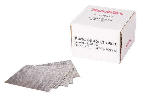 Pin naelad 0,6x50mm, 23ga, teras, 10.000 tk. – Makita