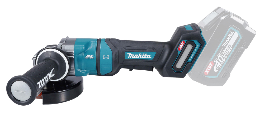 Akunurklihvija XGT, 125MM, 0-11000RPM; Harjavaba mootor; Elektriline kettapidur; AFT; tavalüliti, pedaallüliti, Z-mudel, Ilma akude ja laadijata! – Makita