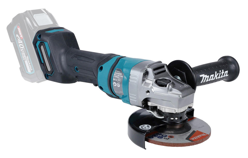 Akunurklihvija XGT, 125MM, 0-11000RPM; Harjavaba mootor; Elektriline kettapidur; AFT; tavalüliti, pedaallüliti, Z-mudel, Ilma akude ja laadijata! – Makita