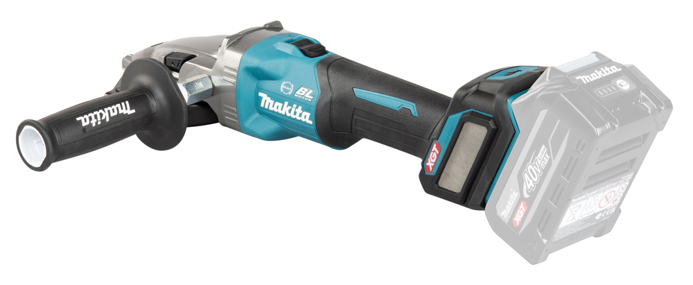 Akunurklihvija XGT, 125MM, 0-9000RPM; Harjavaba mootor; Elektriline kettapidur; AFT; tavalüliti, pedaallüliti, Z-mudel, Ilma akude ja laadijata! – Makita