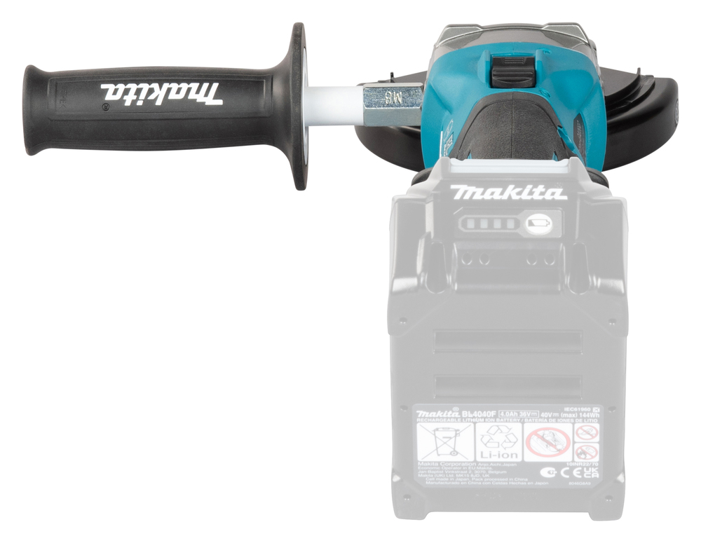 Akunurklihvija XGT, 125MM, 0-9000RPM; Harjavaba mootor; Elektriline kettapidur; AFT; tavalüliti, pedaallüliti, Z-mudel, Ilma akude ja laadijata! – Makita